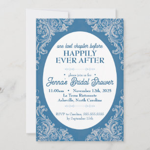 Invitation de la douche nuptiale Rococo   Baroque 