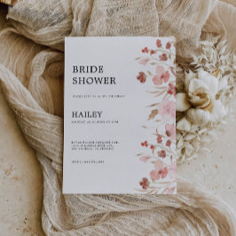 Invitation de la douche nuptiale rose Mariage
