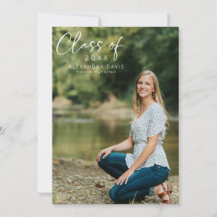 Invitation de la Faire-part de diplôme manuscrit