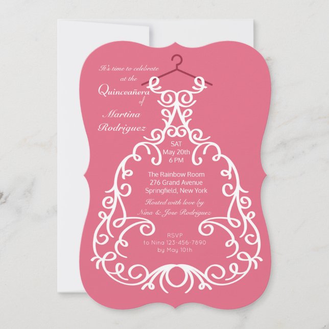 Invitation de la fête (Devant)