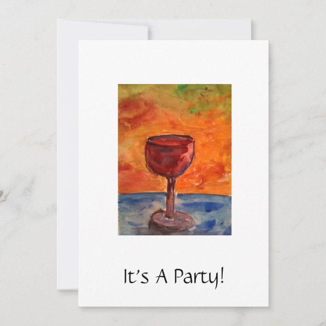 Invitation de la fête (Devant)