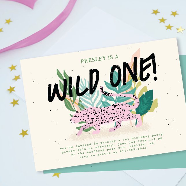 Invitation de la fête Anniversaire de enfant Wild  (Créateur téléchargé)