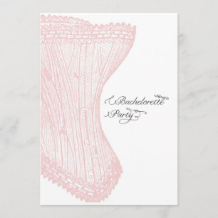 Invitation de la fête de bachelorette sur mesure