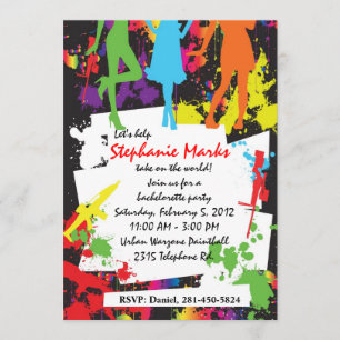 Invitation de la fête de basket-ball