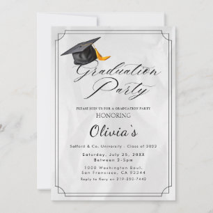 Invitation de la fête de graduation