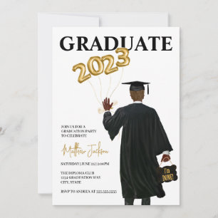 Invitation de la fête de graduation