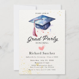 Invitation de la fête de graduation