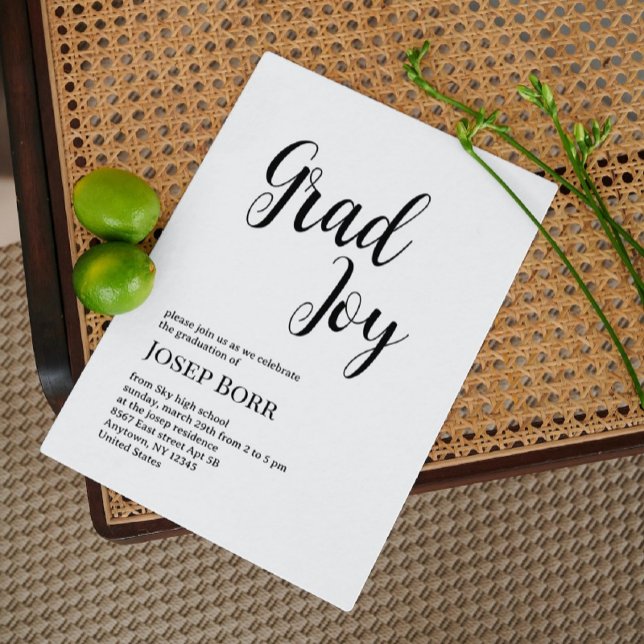 Invitation de la fête de graduation (Créateur téléchargé)