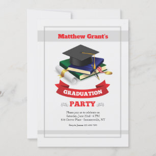 Invitation de la fête de graduation