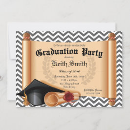 Invitation de la fête de graduation