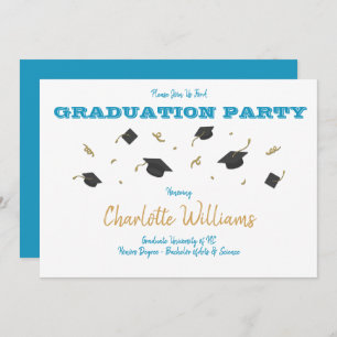Invitation de la fête de graduation