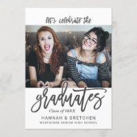 Invitation de la fête de graduation combinée