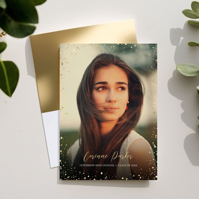 Invitation de la fête de graduation de Glitz moder (Créateur téléchargé)