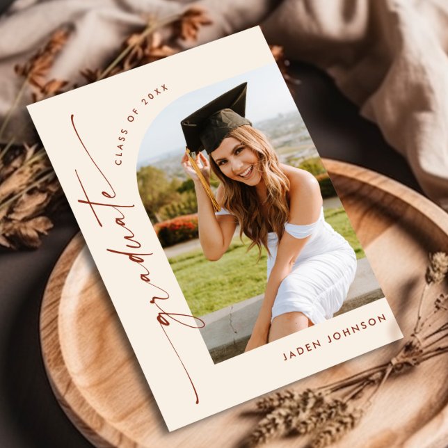 Invitation de la fête de graduation de la photo mo (Créateur téléchargé)