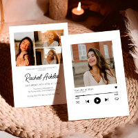 Invitation de la fête de graduation du joueur de m