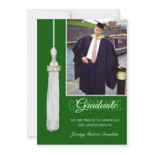Invitation de la fête de graduation personnalisée 