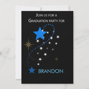 Invitation de la fête de graduation personnalisée 