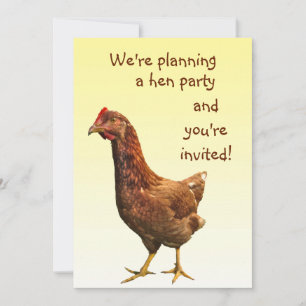 Invitation de la fête de Hen