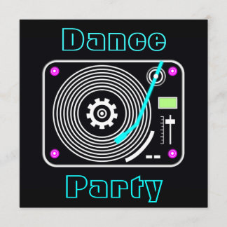 Invitation de la fête de la danse