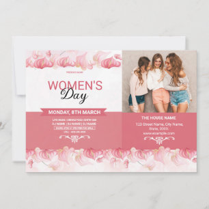 Invitation de la fête de la femme Modèle