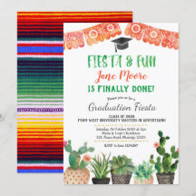 Invitation de la fête de la Fiesta