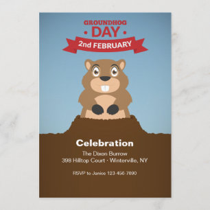 Invitation de la fête de la marmotte