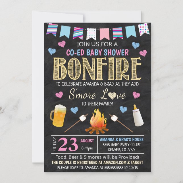 Invitation de la Fête de la Révélation de genre (Devant)