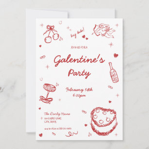 Invitation de la fête de la Saint-Galentin