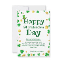 Invitation de la fête de la Saint-Patrick