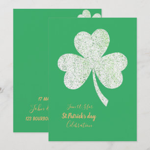 Invitation de la fête de la Saint-Patrick - Carte