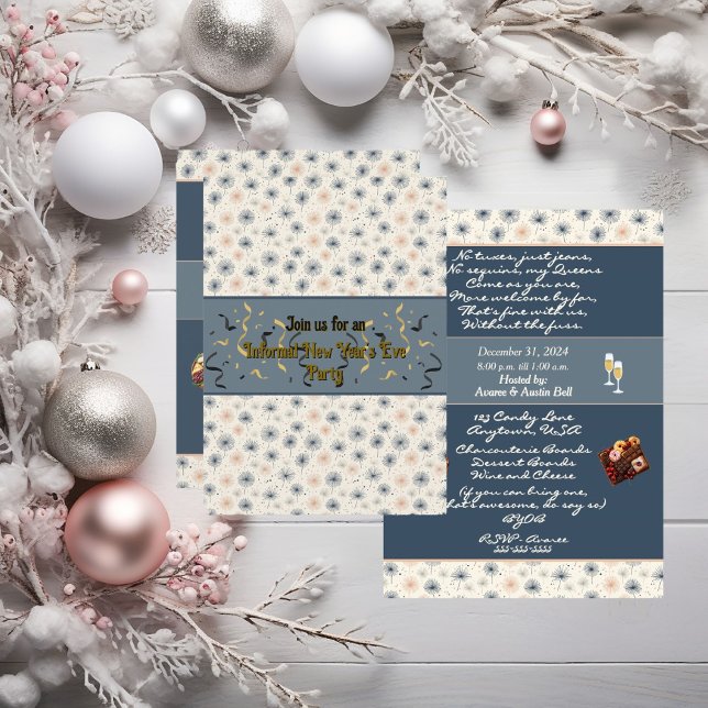 Invitation de la fête de la Saint-Sylvestre (Créateur téléchargé)