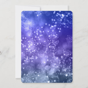 Invitation de la fête de la Saint-Sylvestre Blue B