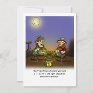 Invitation de la fête de l'Humour du vin drôle