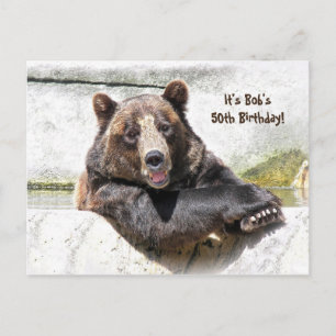 invitation de la fête de l'ours du 50e anniversair