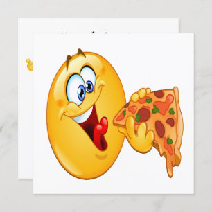 Invitation de la fête de Pizza