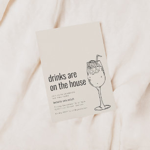 Invitation de la fête de réchauffement ménager ave