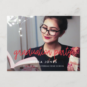 Invitation de la fête de remise de diplômes Photo 