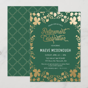 Invitation de la fête de retraite