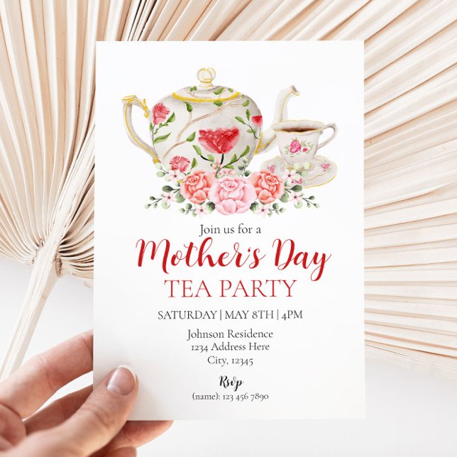 Invitation de la fête des mères (Créateur téléchargé)