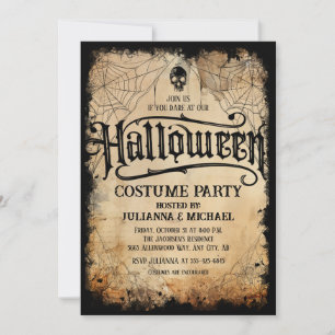 Invitation de la fête d'Halloween