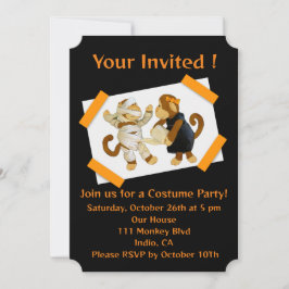 Invitation de la fête d'Halloween