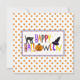 Invitation de la fête d'Halloween