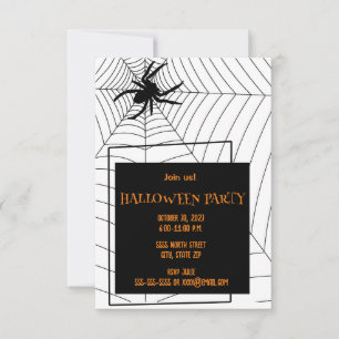 Invitation de la fête d'Halloween