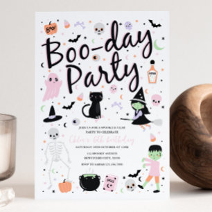Invitation de la fête d'Halloween