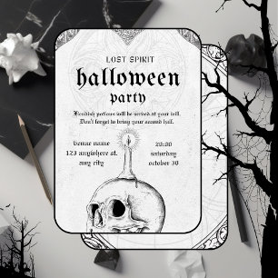 Invitation de la fête d'Halloween