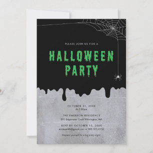 Invitation de la fête d'Halloween