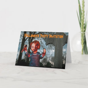 Invitation de la fête d'Halloween. Carte