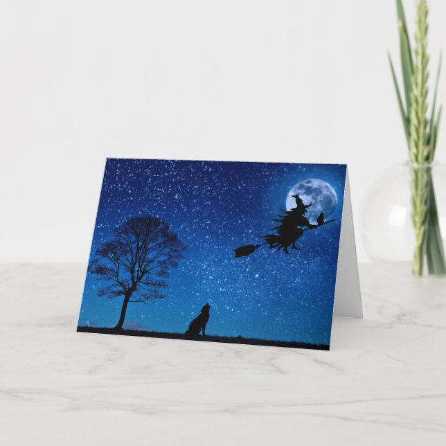 Invitation de la fête d'Halloween. Carte (Devant)