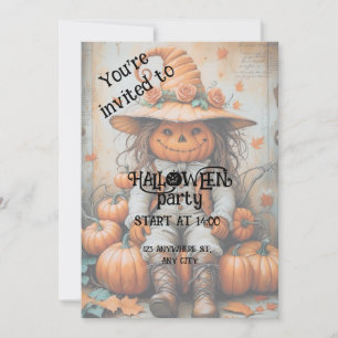 Invitation de la fête d'Halloween éffrayante