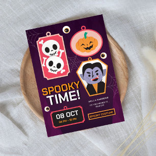 Invitation de la fête d'Halloween éffrayante